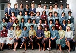 COLLEGE MODERNE DE JEUNES FILLES 1960 3 EME 4